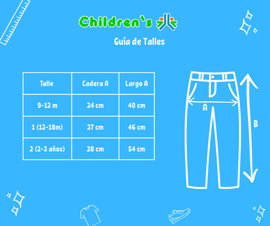 Guia de talles Pantalon De Vestir Rayado