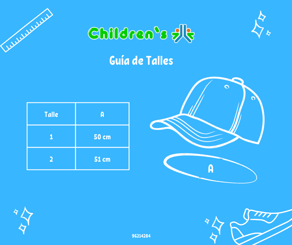 Guia de talles Gorro Cap Con Visera