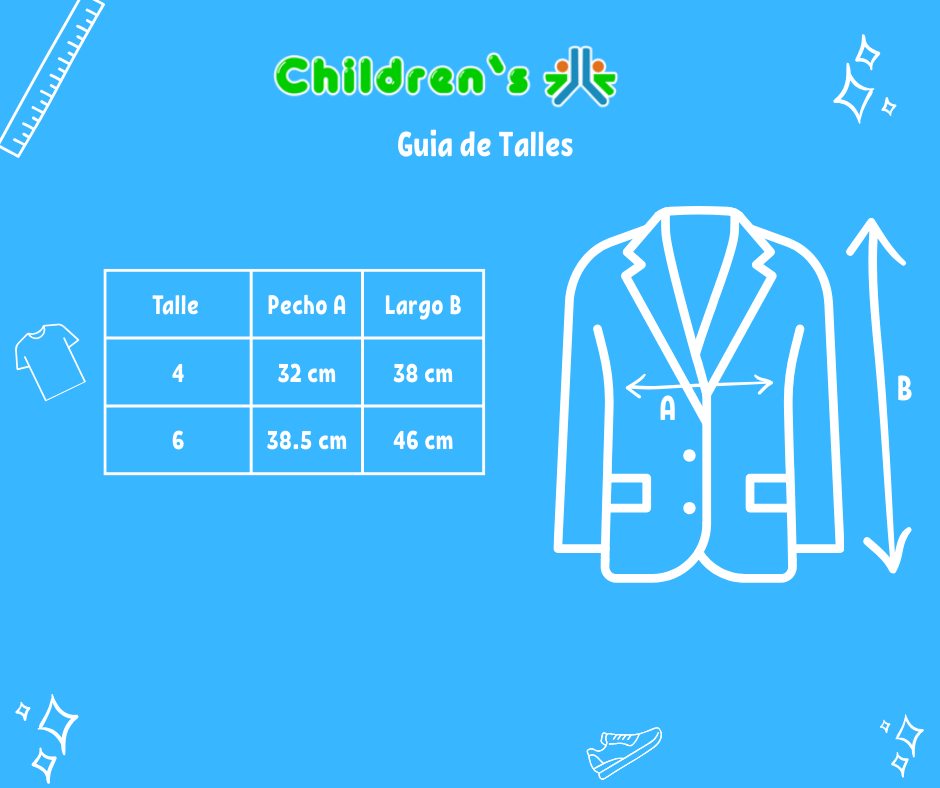 Guia de talles Saco de Vestir de Gabardina Liso