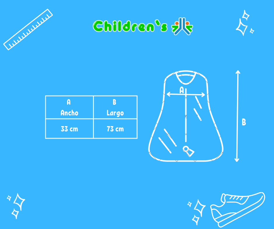 Guia de talles Saco De Dormir Polar Estampado