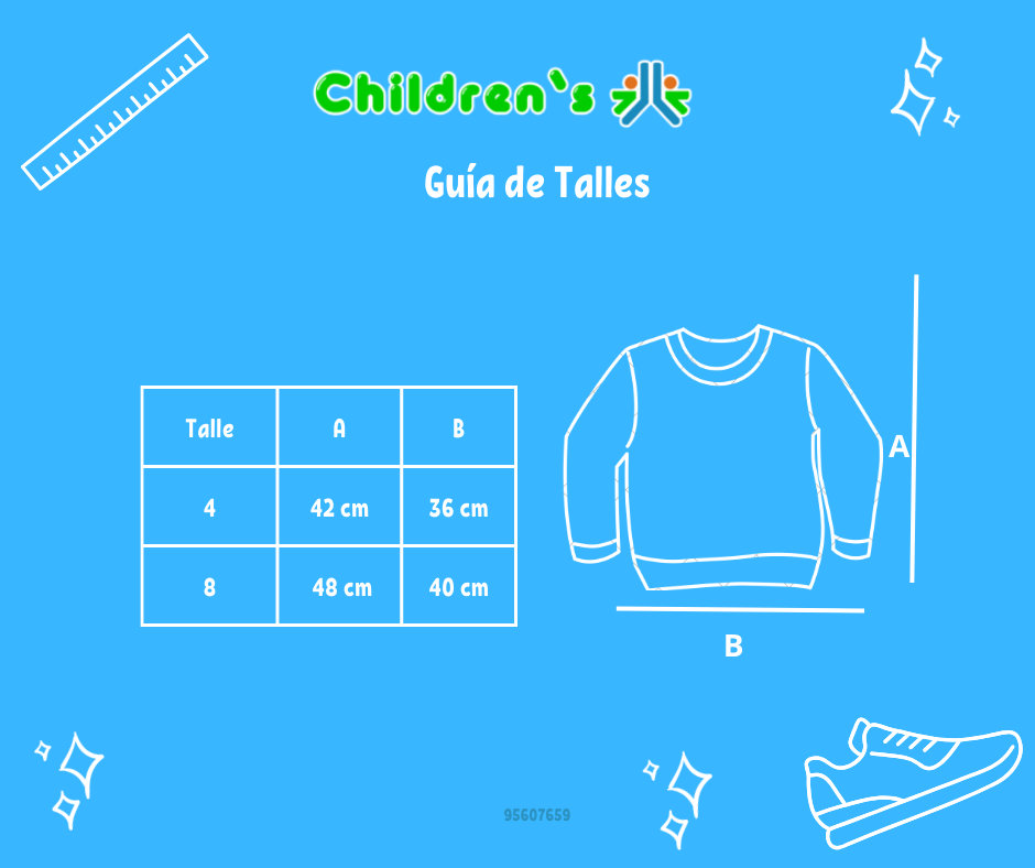 Guia de talles Buzo Frisa Camuflado