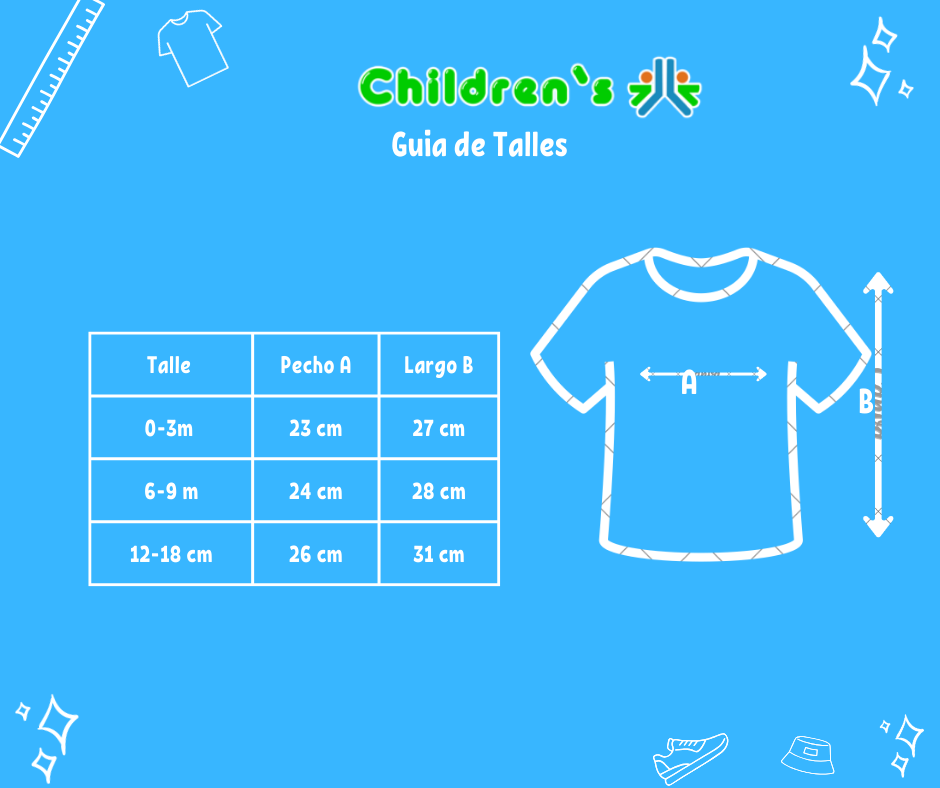 Guia de talles Remera Musculosa Estampado Leon