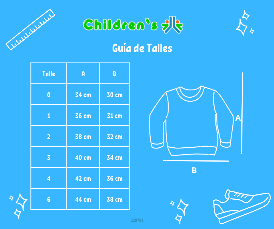 Guia de talles Buzo Varon Camuflado