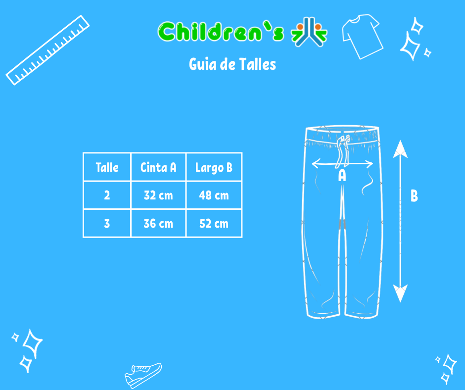Guia de talles Pantalon Nieve termico Silver  (Con Wata)