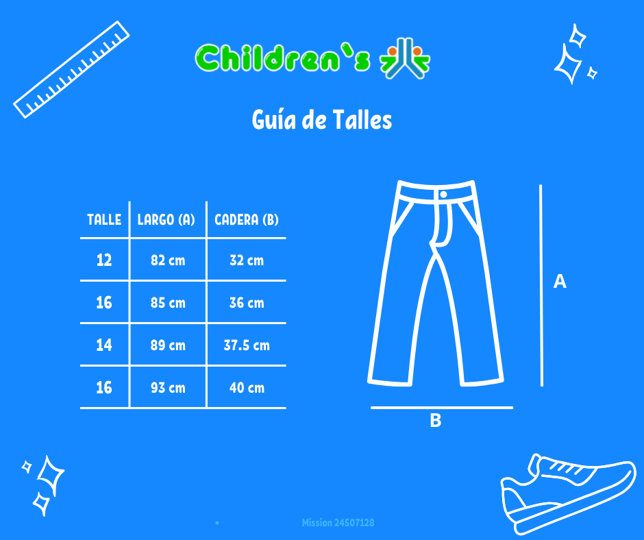 Guia de talles Pantalon Cuero Ecologico