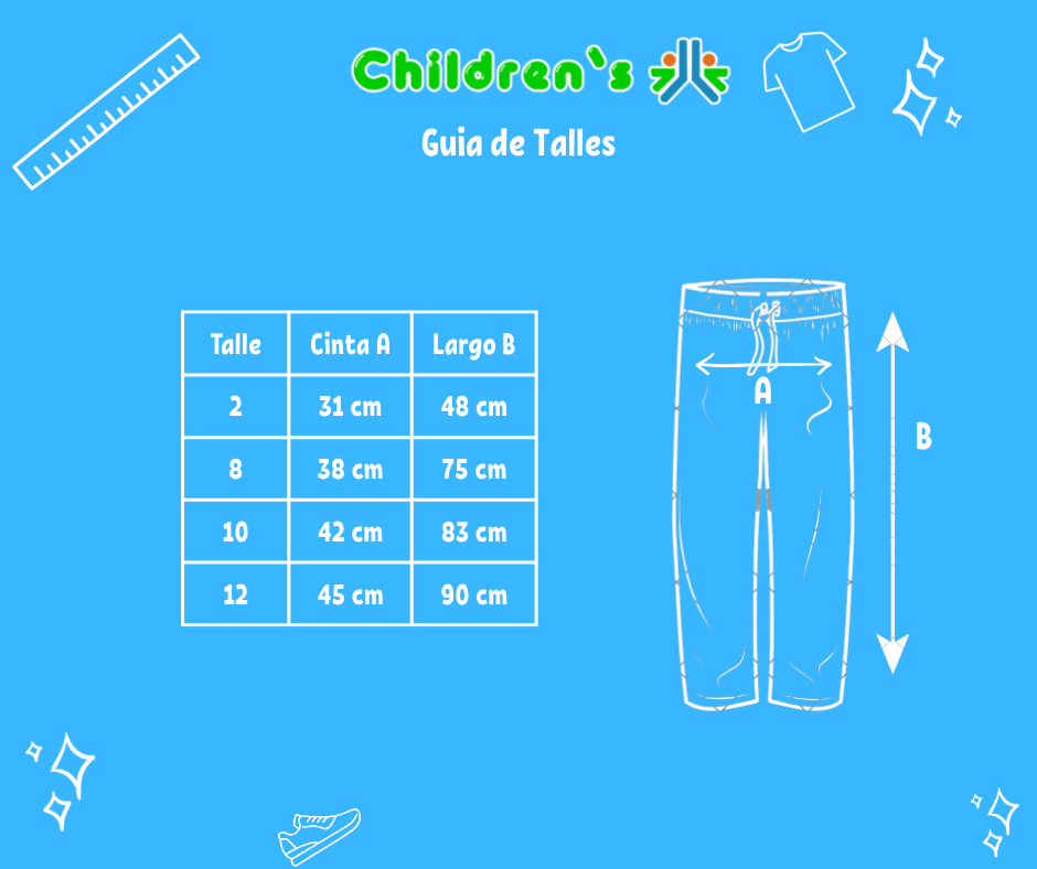 Guia de talles Pantalon Nieve Termico Silver con Interior Polar (Con Wata)