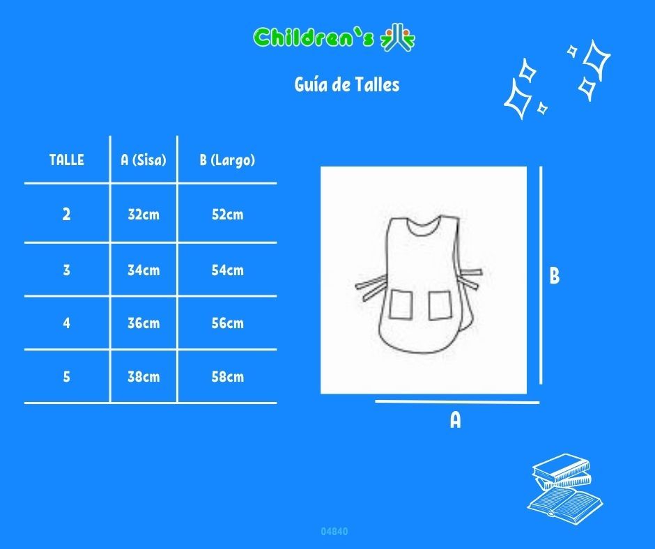 Guia de talles Poncho Cuadrille