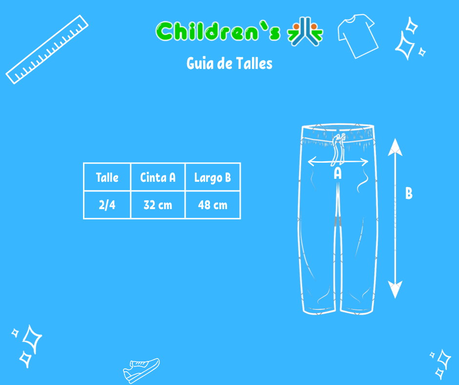 Guia de talles Pantalon Nieve Termico Microfibra Interior polar (Con Wata)