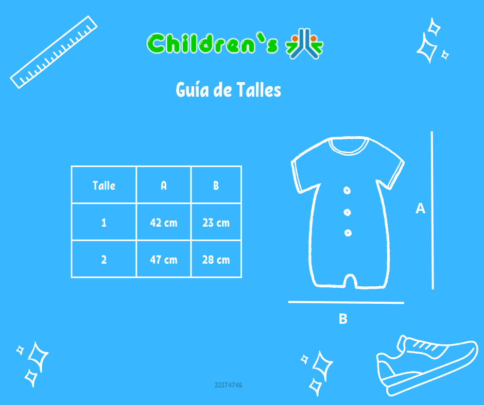 Guia de talles Enteritos Babucha cuello con puntilla y moño manga larga