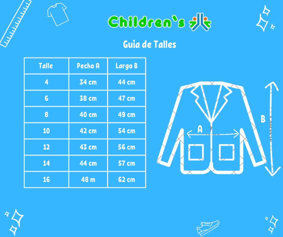 Guia de talles Saco de Vestir de Gabardina Liso