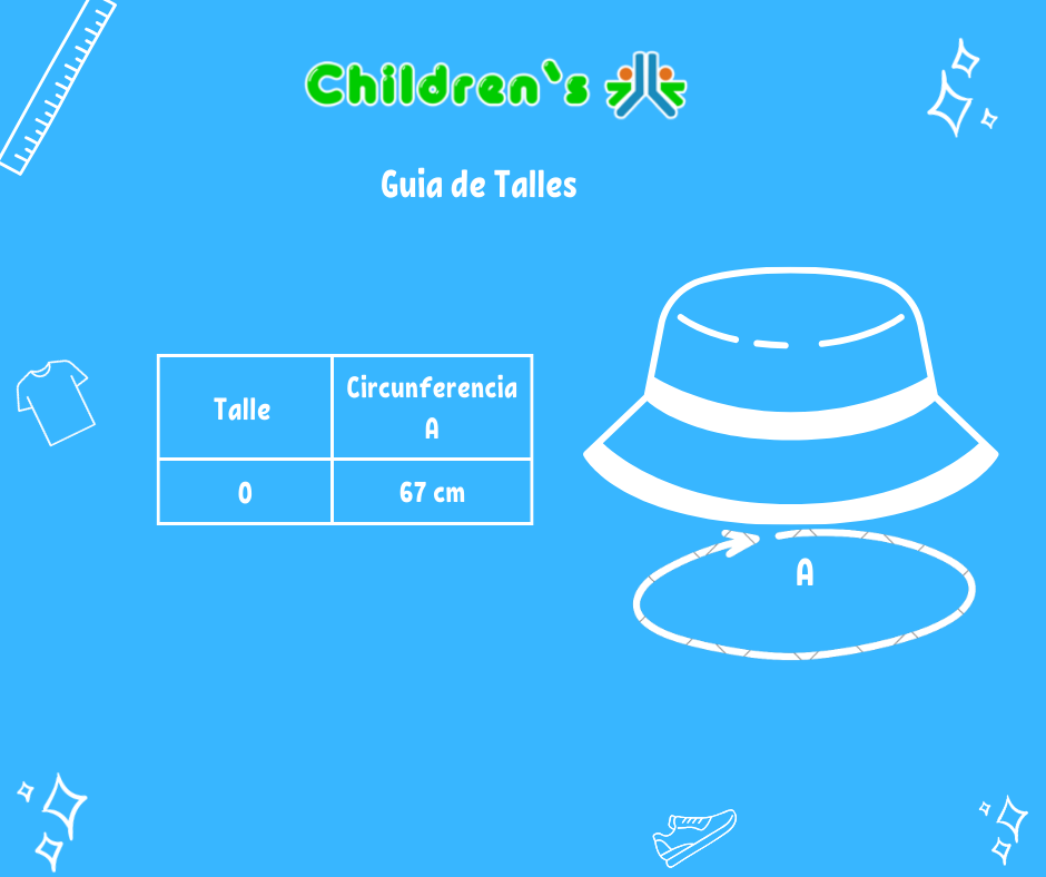 Guia de talles Bandana Gorro Con Visera