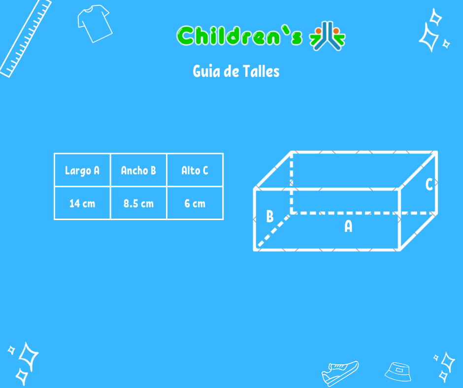 Guia de talles Canasta Comunion Rectangular De Tull Con Apliques De Flores y Perla