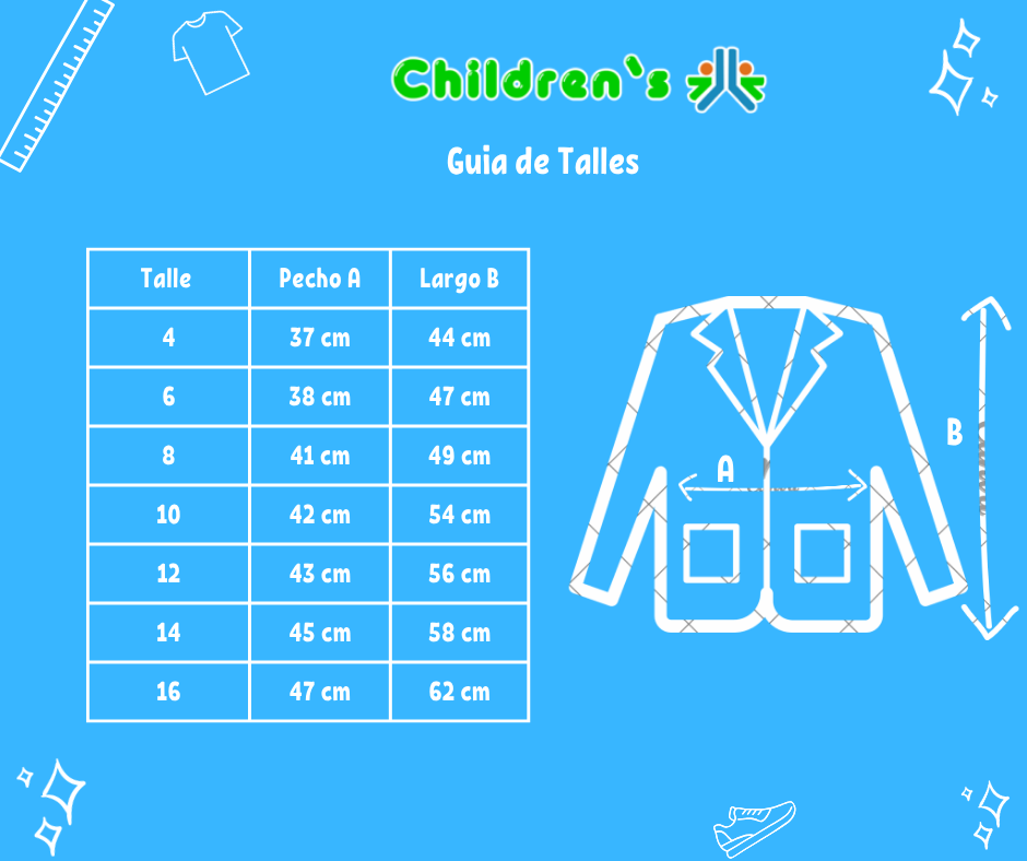 Guia de talles Saco de Vestir de Gabardina Liso