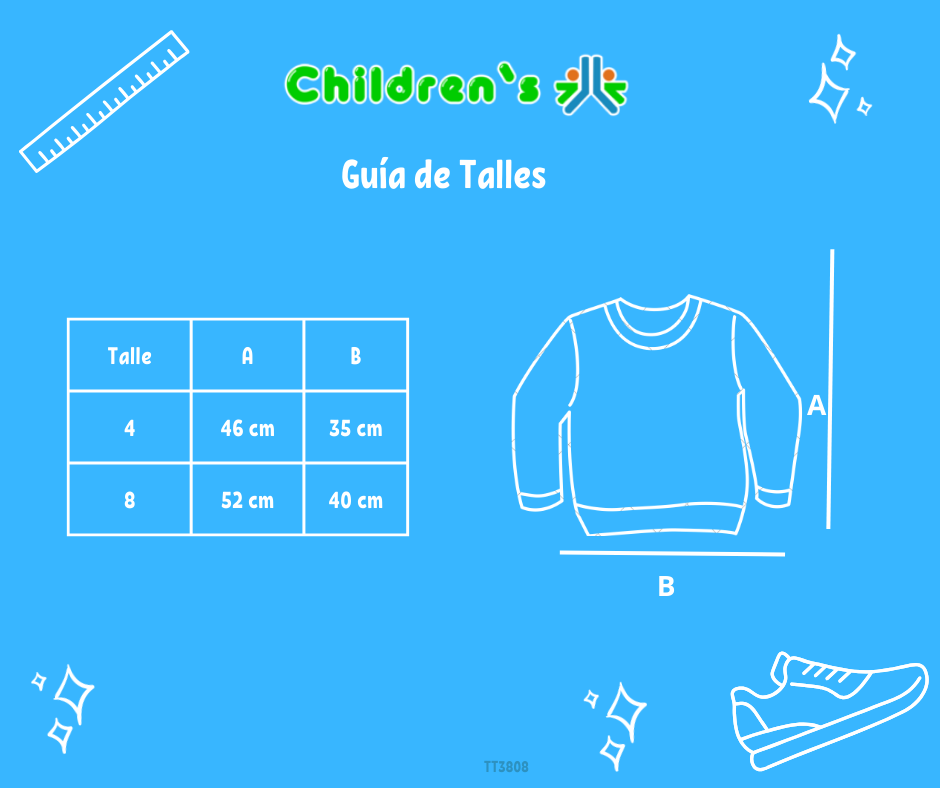 Guia de talles Buzo de Algodon Frizado Sin Capucha Estampado New York