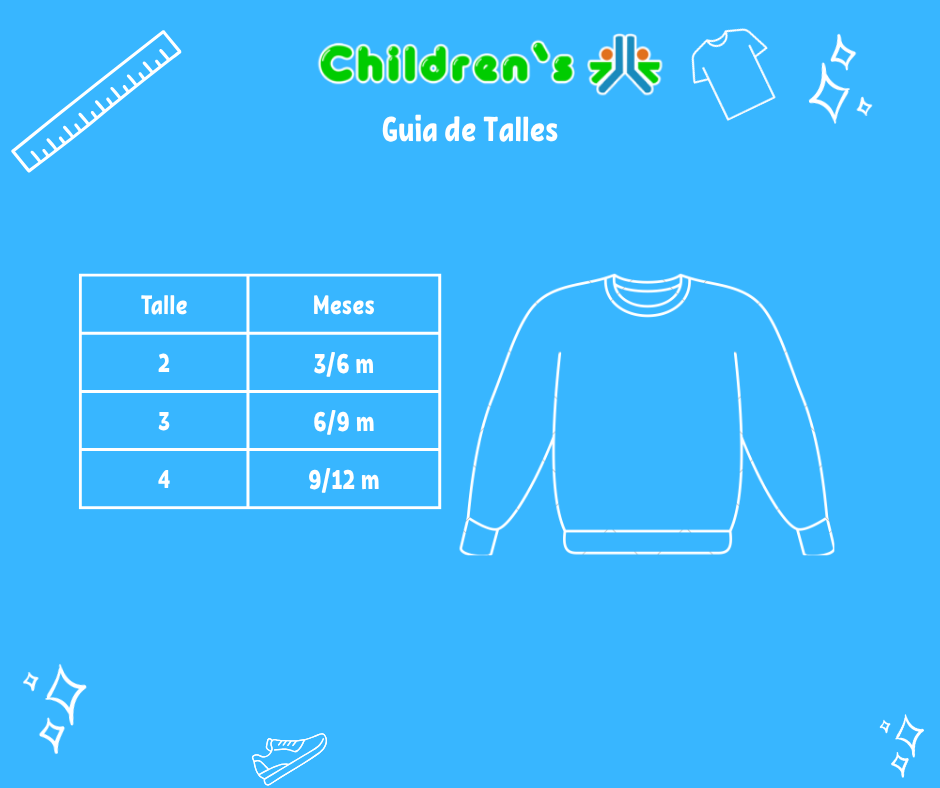 Guia de talles Buzo Micropolar con Capucha Liso