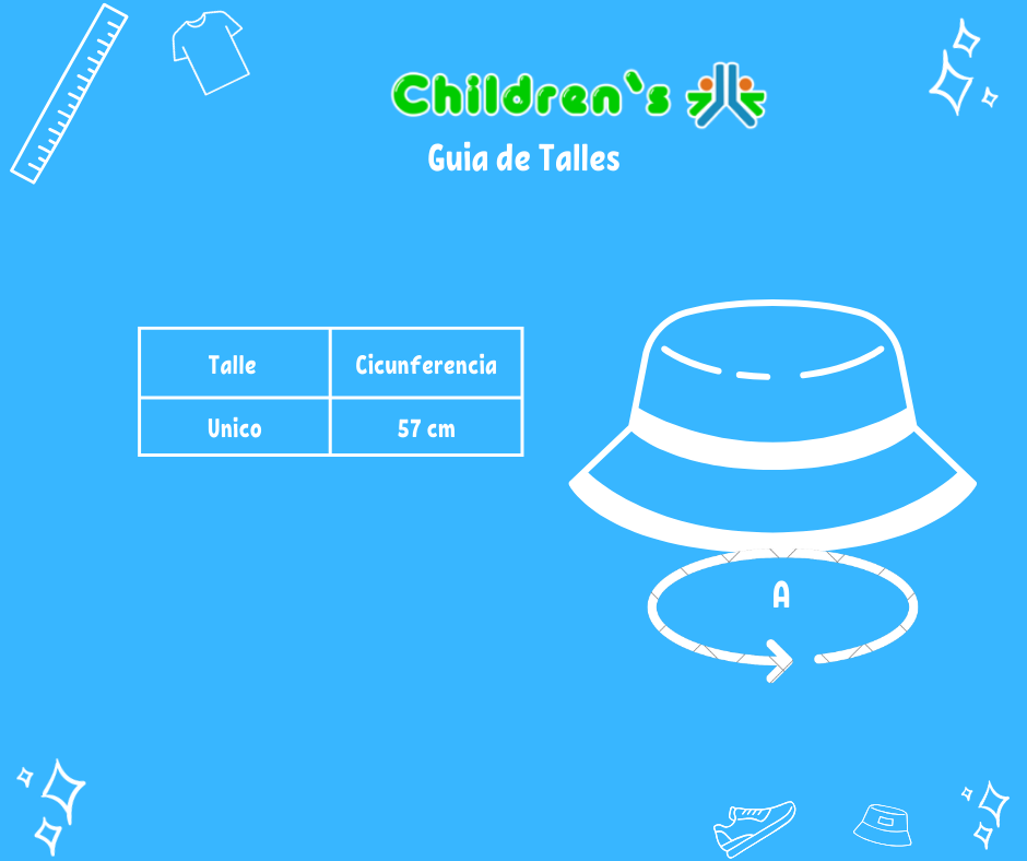 Guia de talles Sombrero De Paja