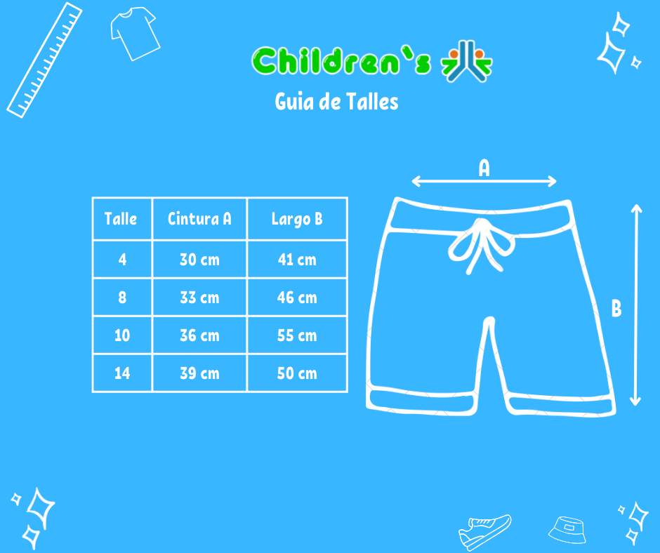 Guia de talles Sandalia Calada Con Velcro Nena