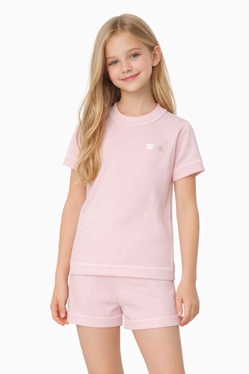 Pijama de Verano Remera Manga Corta y Short