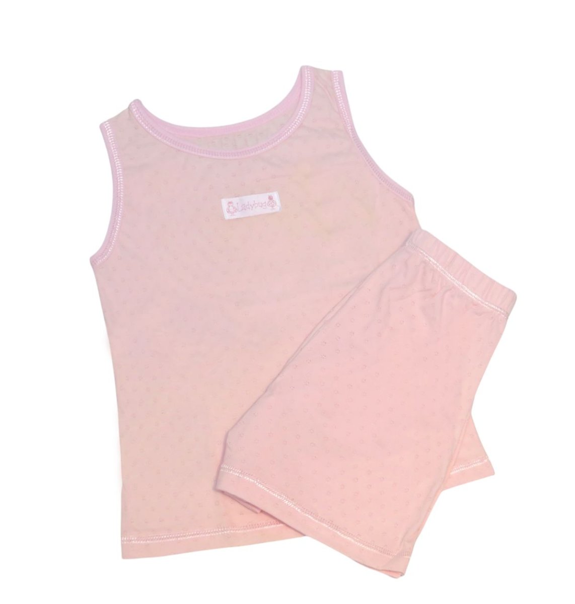 Pijama Verano Remera Musculosa y Short Calado