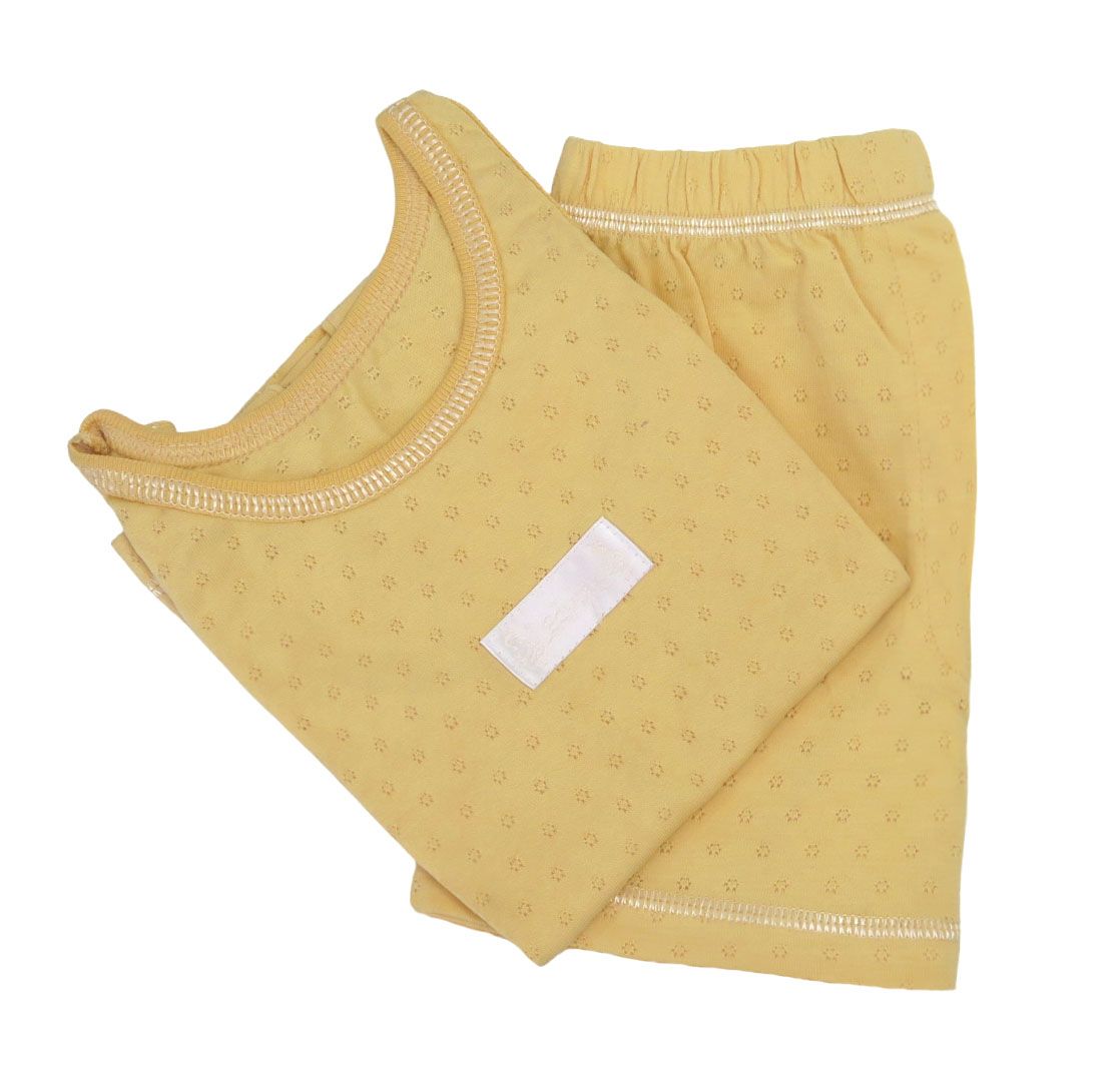 Pijama Verano Remera Musculosa y Short Calado