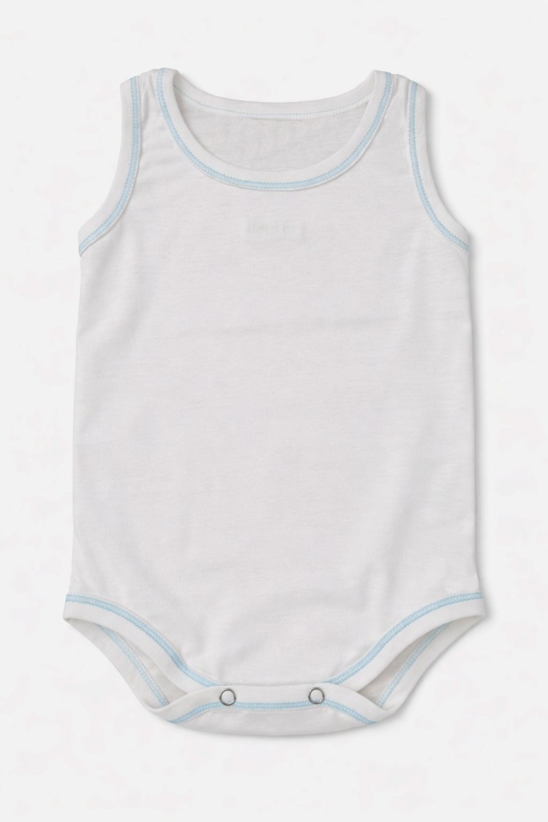 Body Sin Mangas Liso Con Con Vivo Color