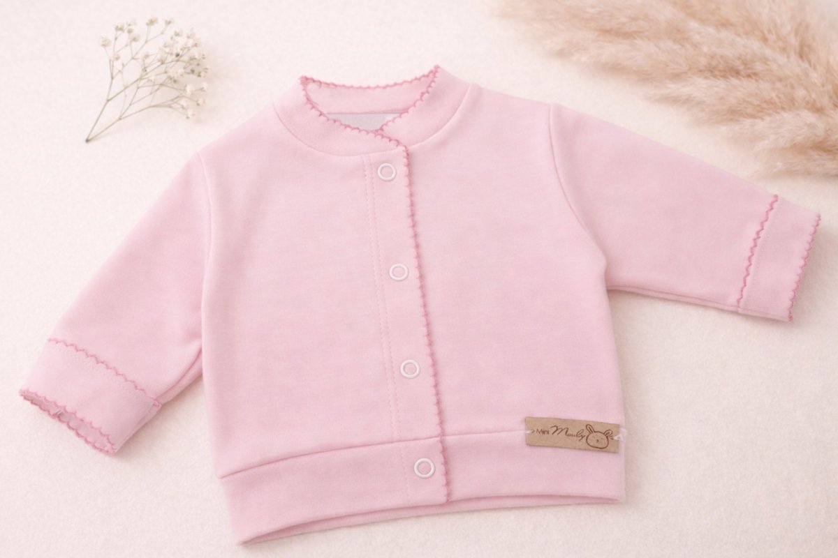 Campera Algodon Liso Con Pico Recien Nacido