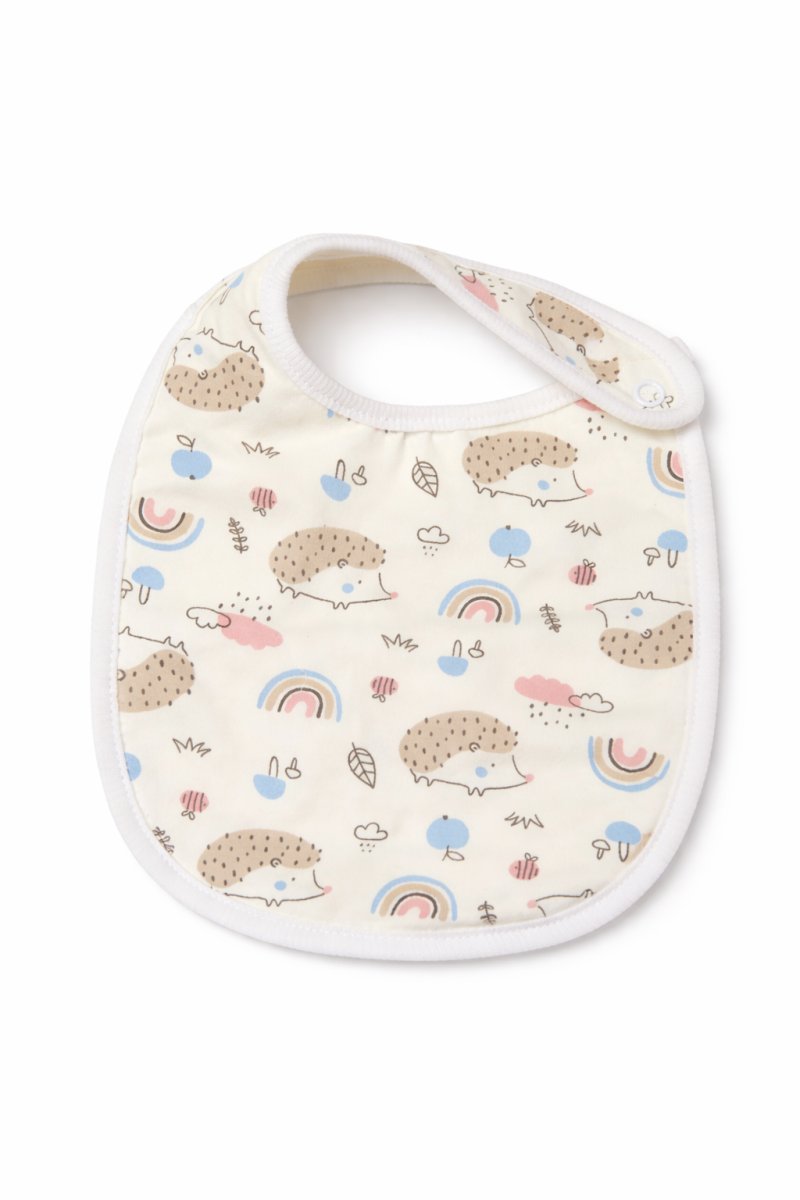 Babero Algodon Con Impermiable Interior Estampado