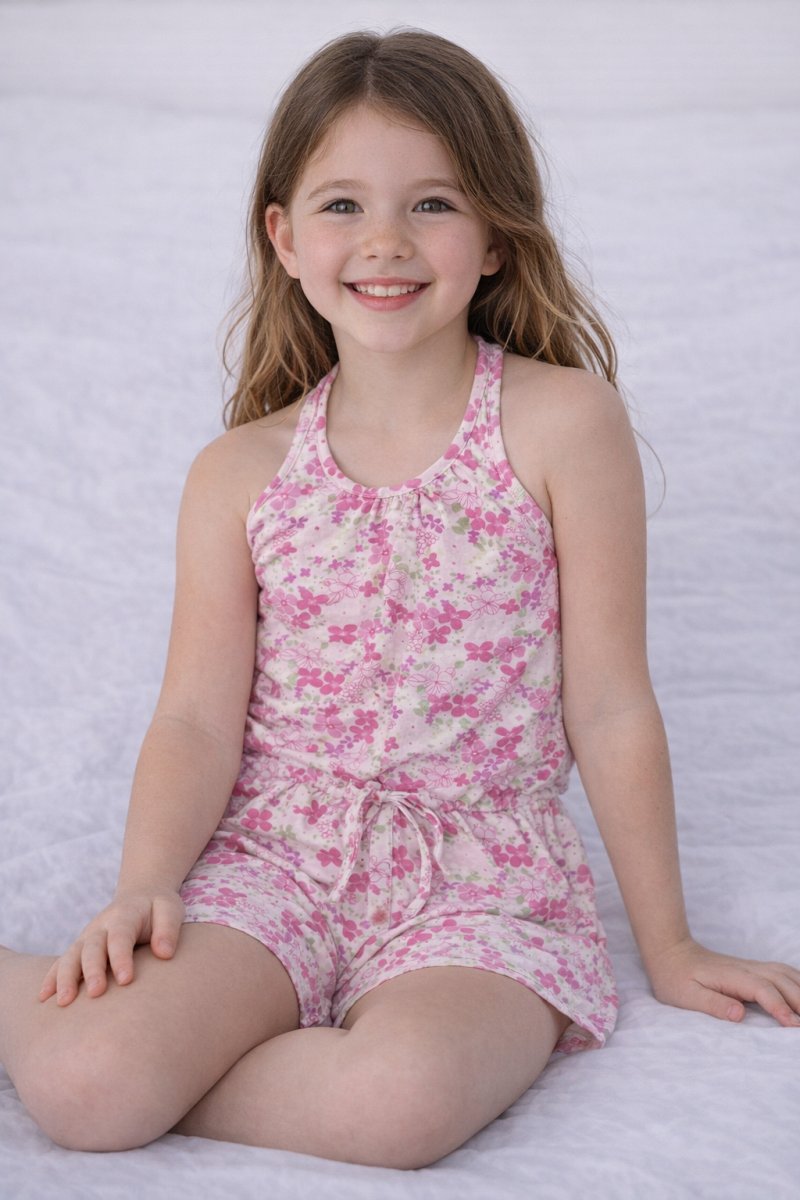 Enterito Mono Estampado de Flores