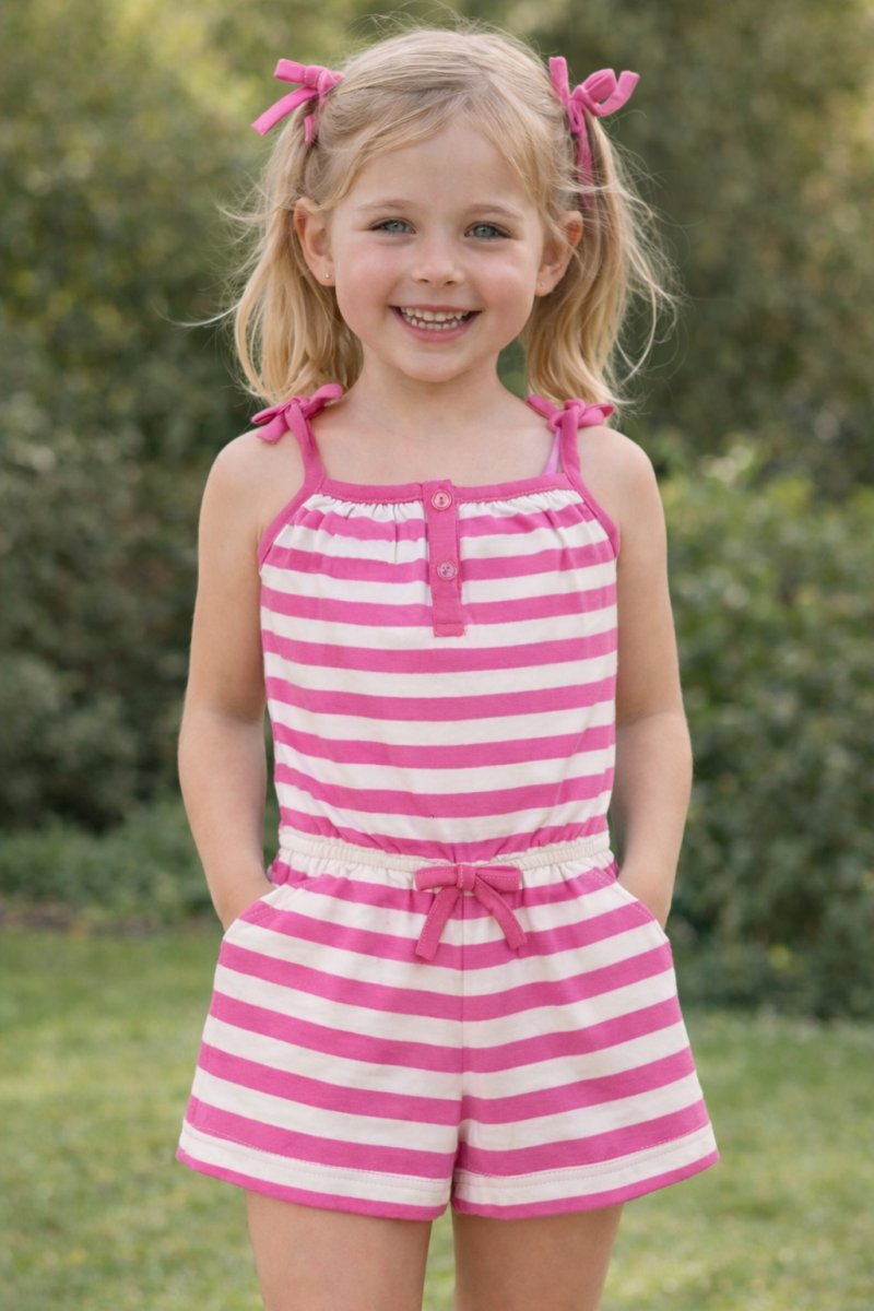 Enterito Mono Algodon Rayado