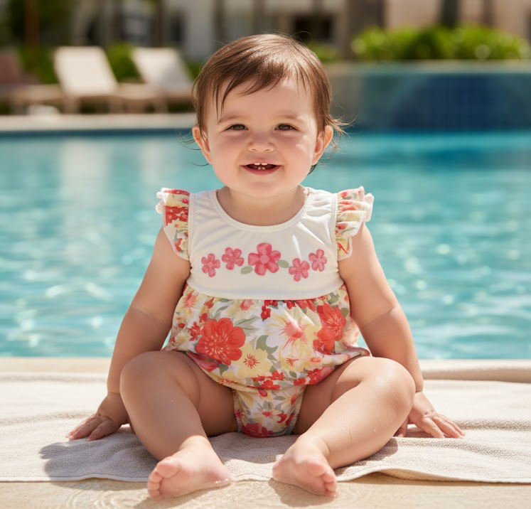 Malla Entera Estampado Flores