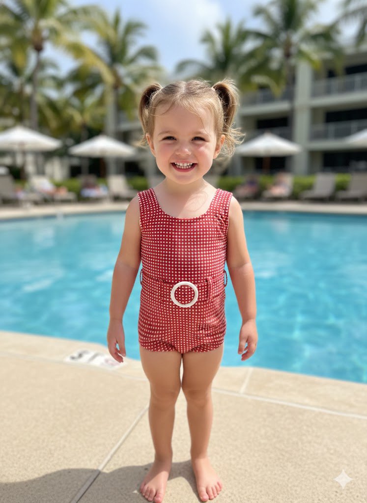 Malla Enterac Cuadrille Con Faja En Cintura