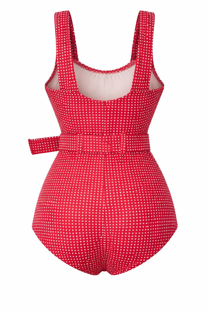 Malla Enterac Cuadrille Con Faja En Cintura