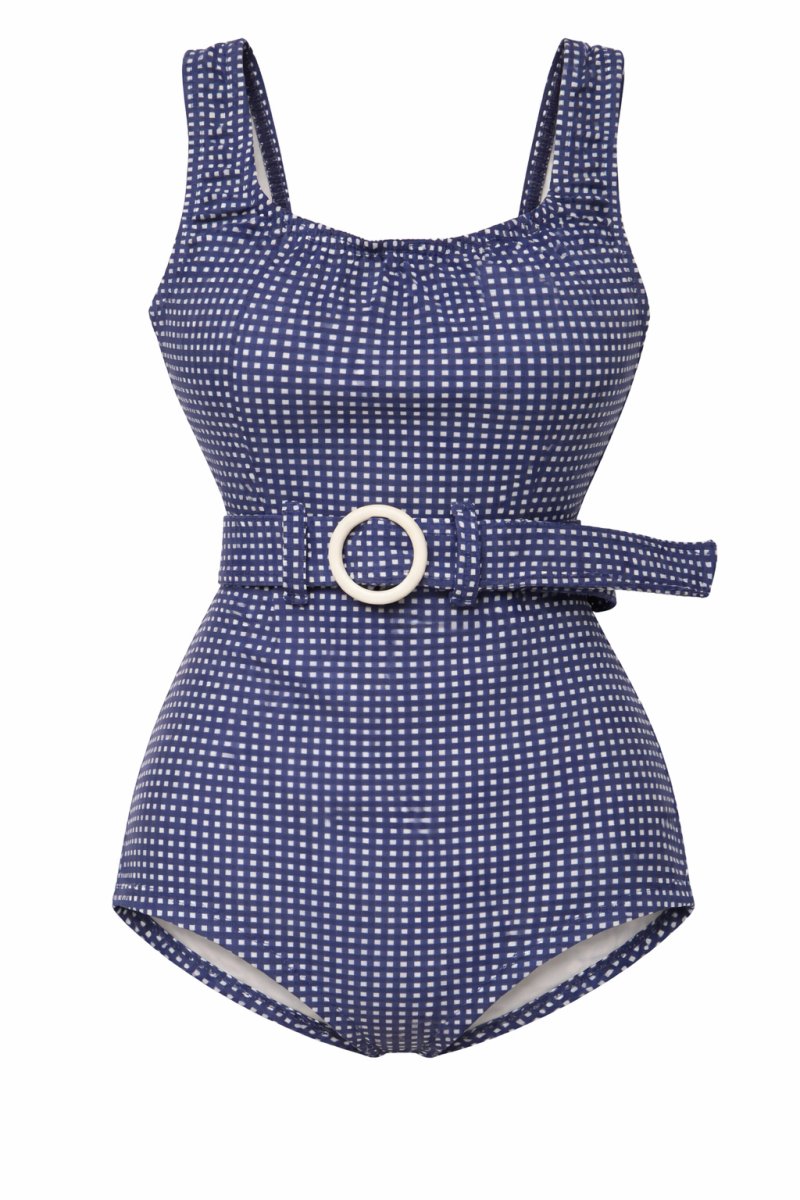 Malla Enterac Cuadrille Con Faja En Cintura