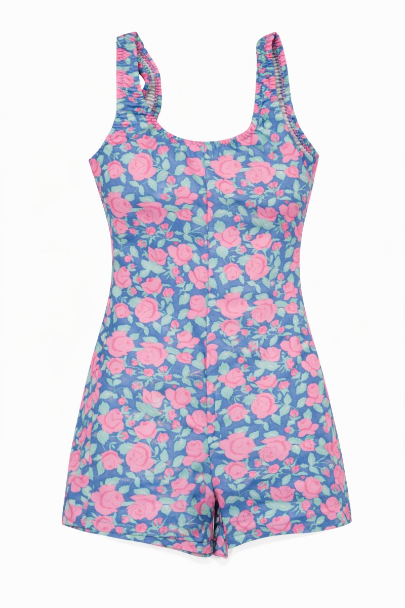 Malla Entera Estampado Floreado