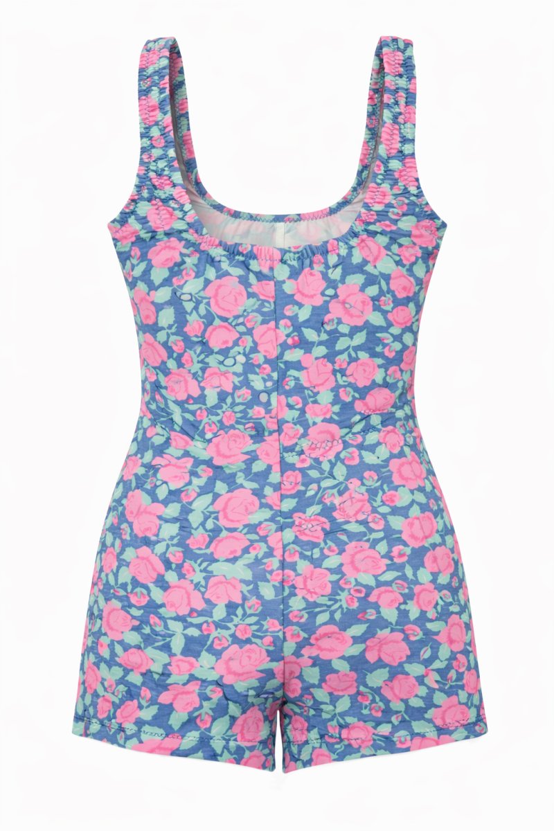 Malla Entera Estampado Floreado