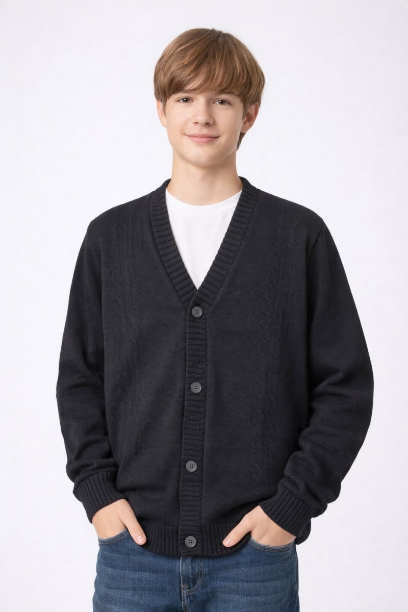 Cardigan Escote V Hilo