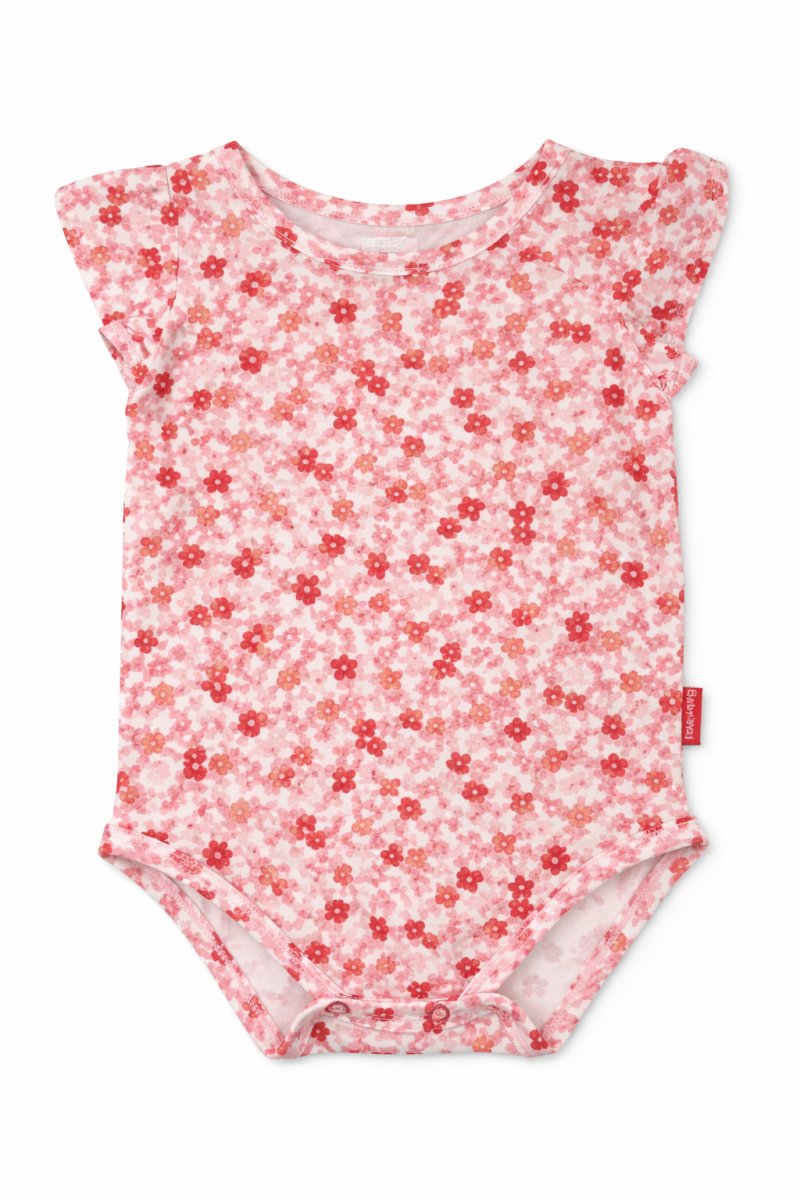 Body Manga Corta Modal Estampado