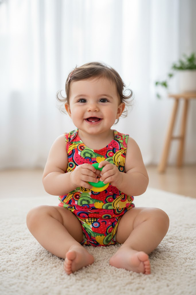 Enterito Algodon Sin Manga Estampado