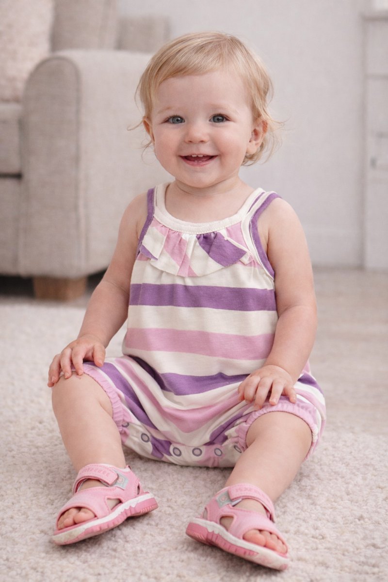 Enterito Jersey Dec Algodon Sin Manga Rayado