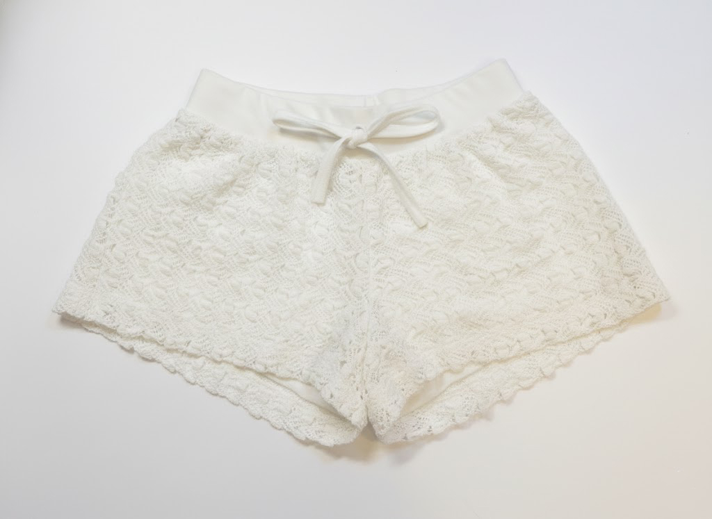 Short De Algodon Calado Forrado