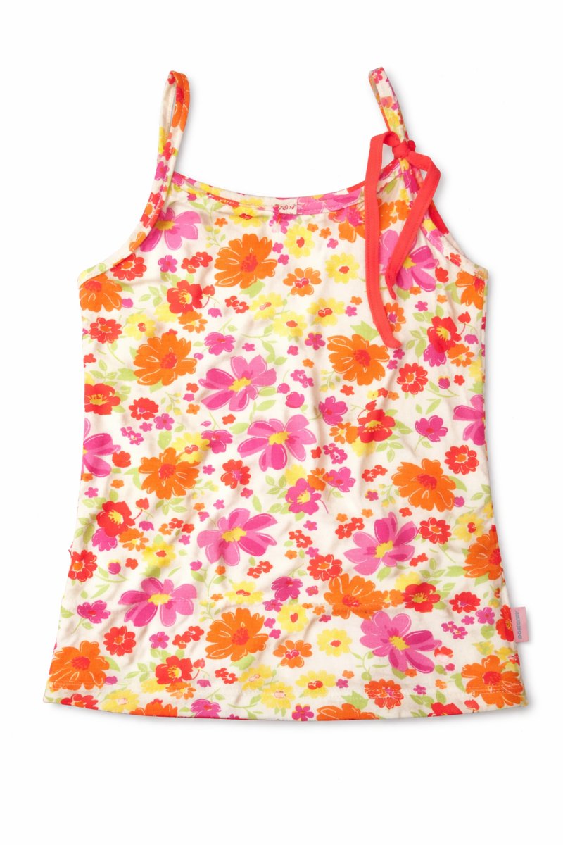 Remera Musculosa Floreada