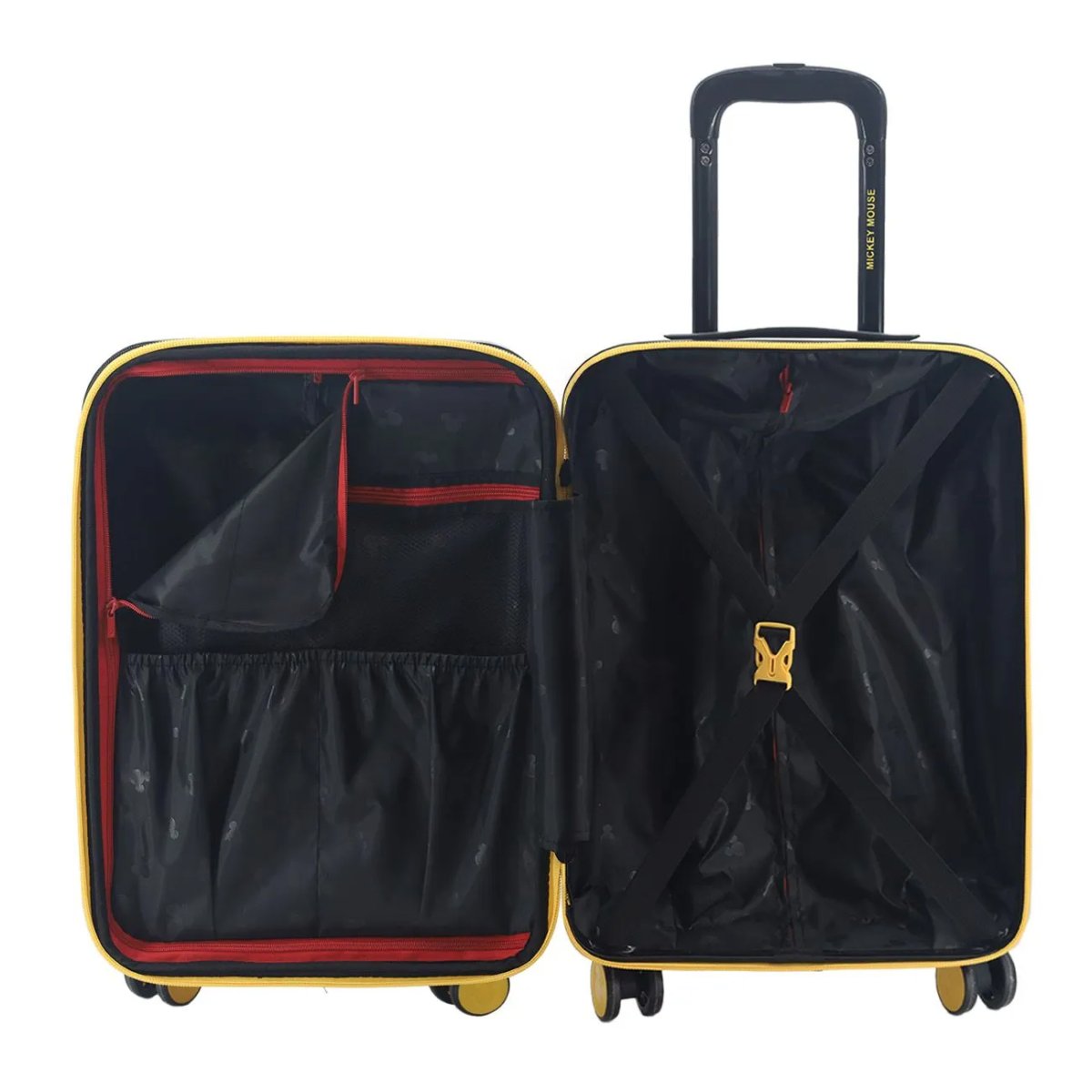 Valija Carry On Mickey Mouse Bajo Relieve - 20 Pulgadas - 100% ABS