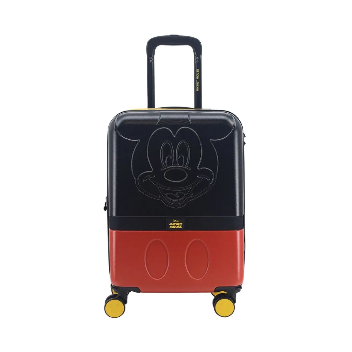 Valija Carry On Mickey Mouse Bajo Relieve - 20 Pulgadas - 100% ABS