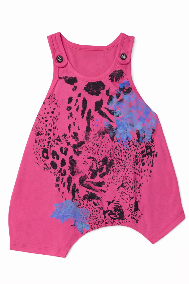 Remera Musculosa Estampado Leopardo