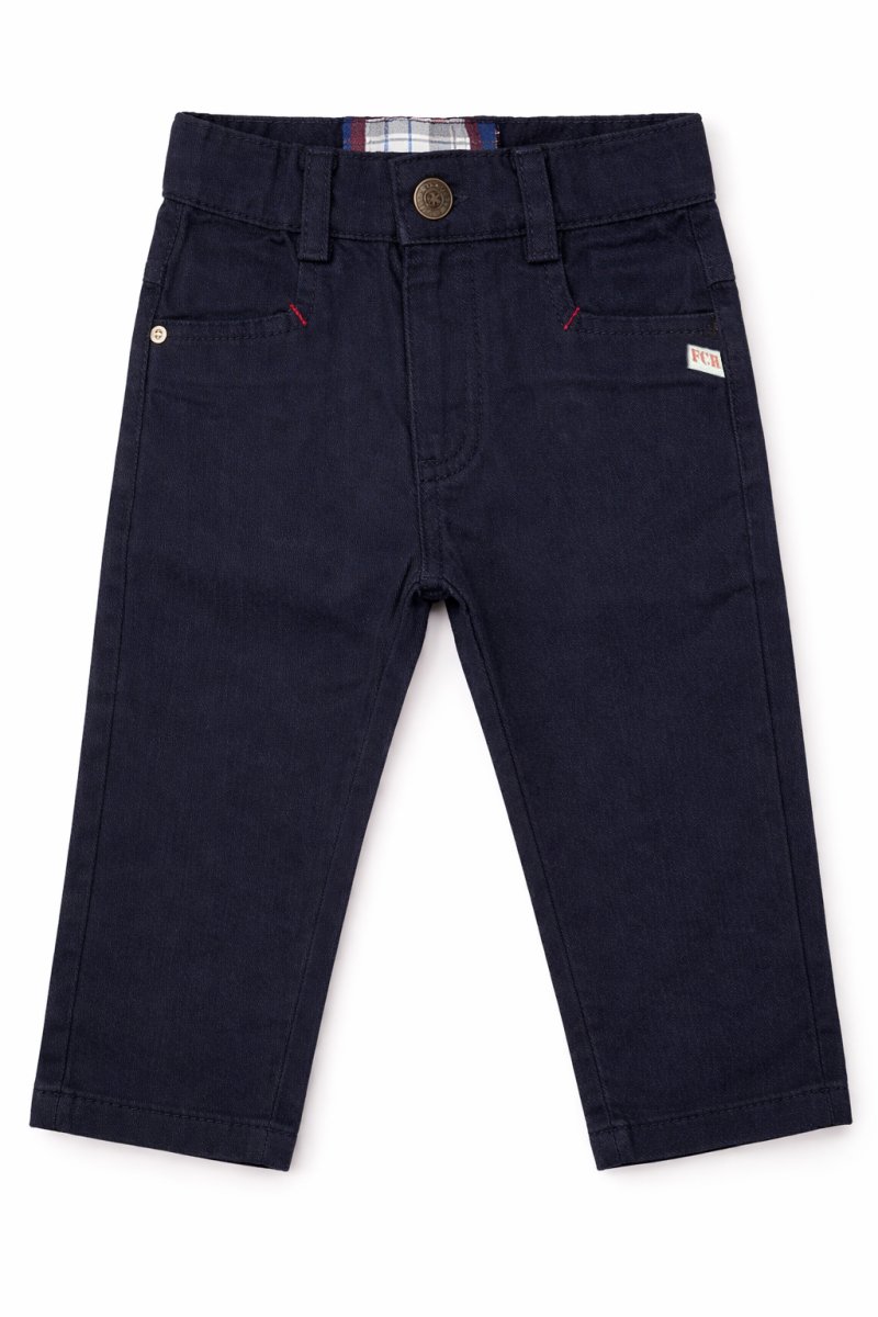 Pantalon Gabardina Con Cintura Regulable