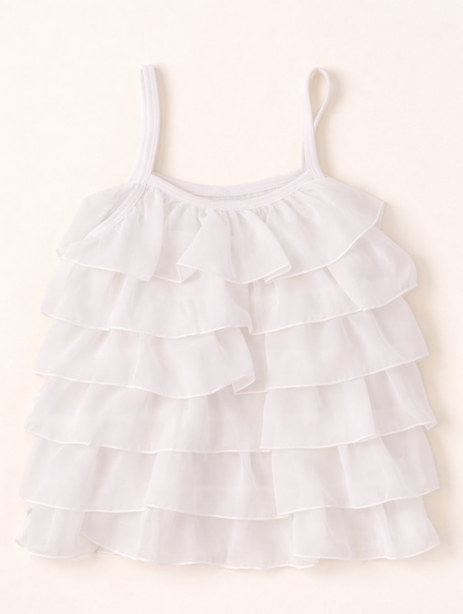 Division top de gasa con volados