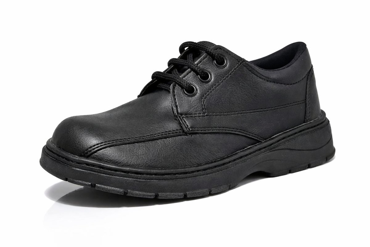 Zapato Colegial Cosido Ecocuero Cordon