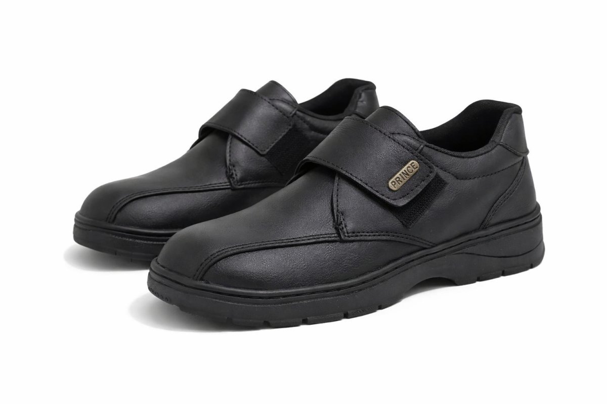 Zapato Colegial Cosido Ecocuero velcro