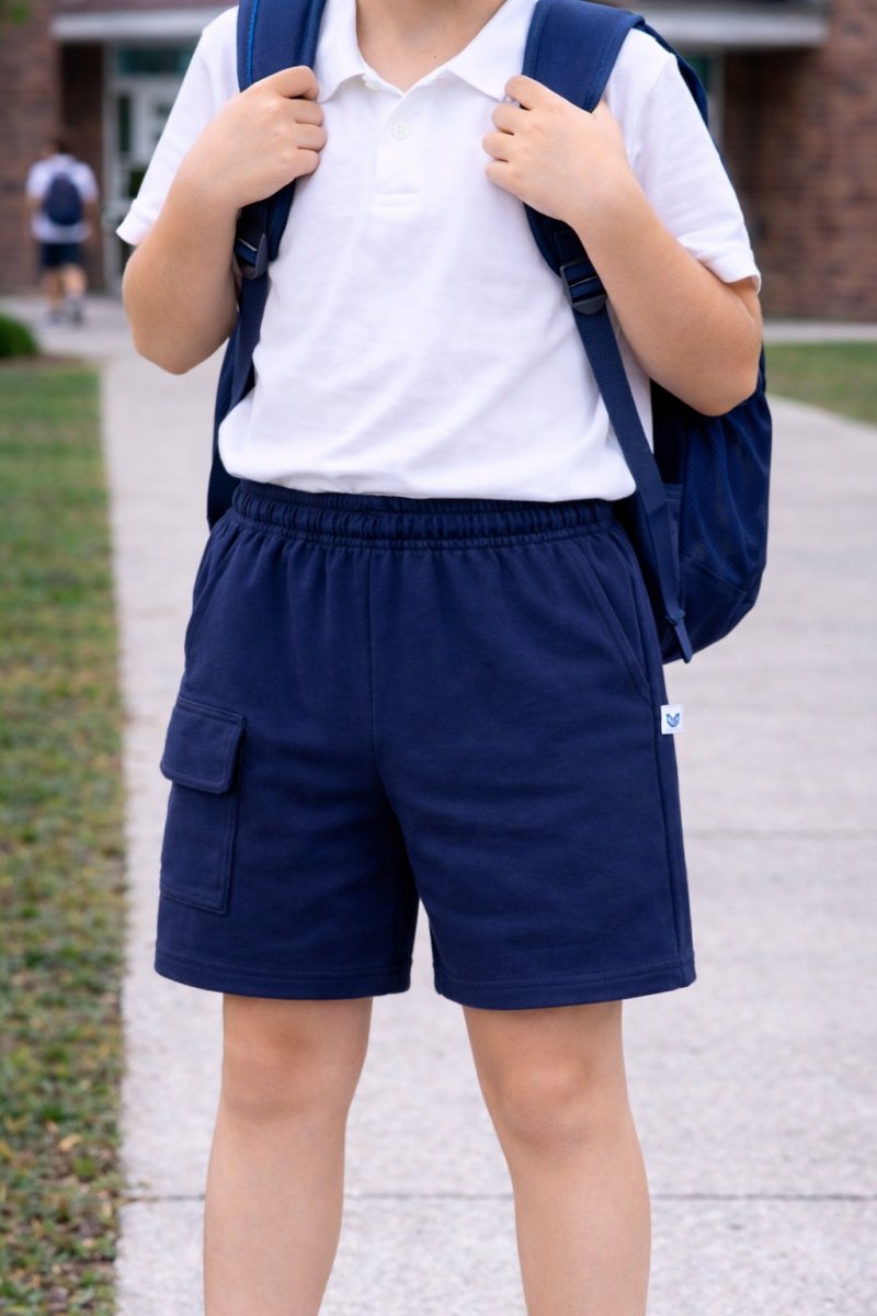 Short Colegial Algodon Rustico