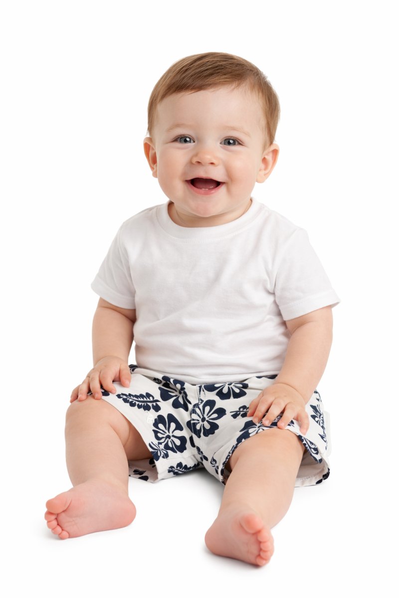 Short de Baño Secado Rapido Con Cintura Elastizada